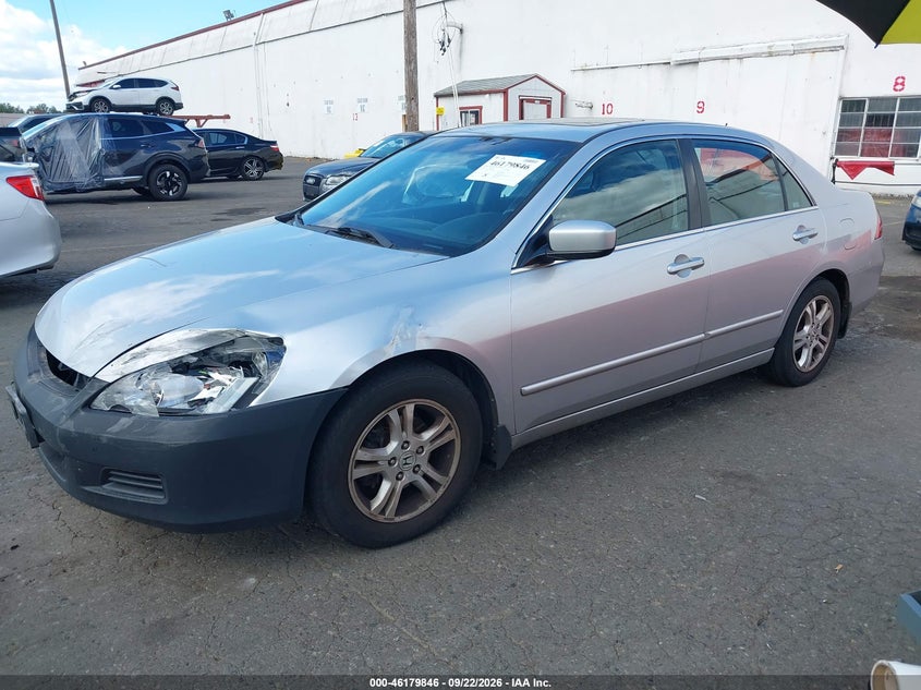 2007 Honda Accord 2.4 Ex, Front End, IAAI, VIN 1HGCM56857A105800 — photo 2