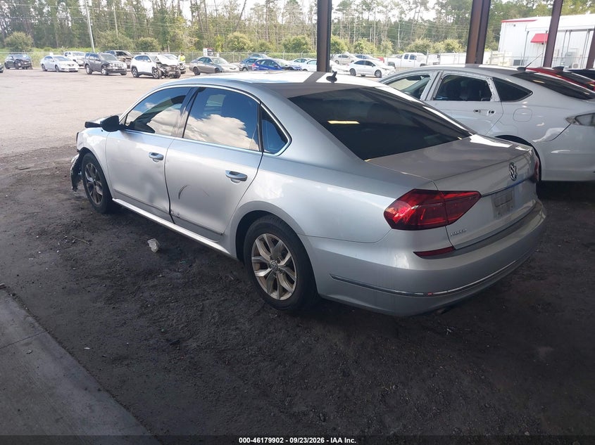Vin: 1vwat7a39hc073310, lot: 46679762, volkswagen passat 1.8t s 20173
