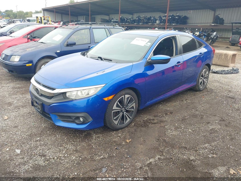 Vin: 19xfc1f30ge205747, lot: 46679774, honda civic ex-t 20162