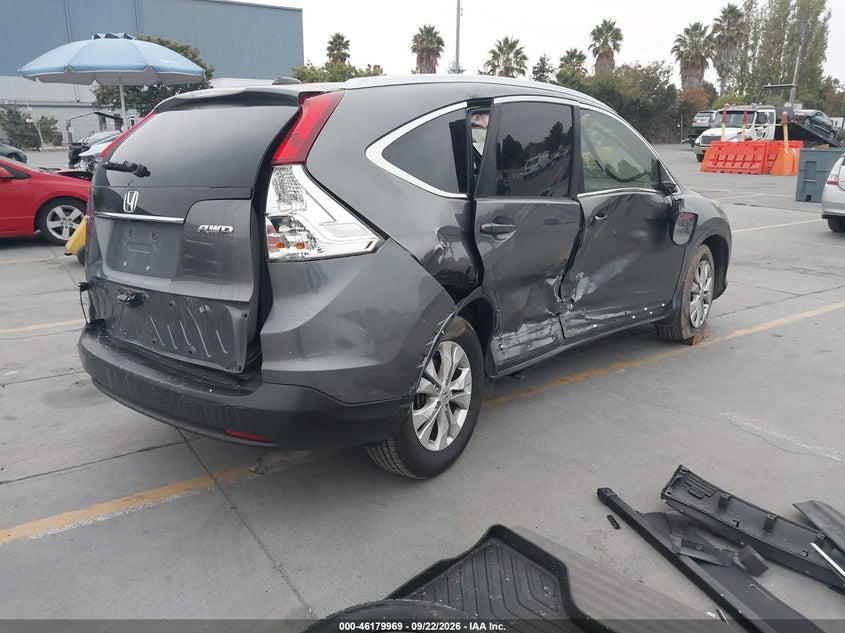 Vin: jhlrm4h73cc014646, lot: 46679829, honda cr-v ex-l 20124