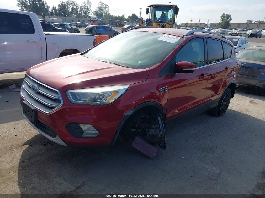 Vin: 1fmcu0j98hue16411, lot: 46679867, ford escape titanium 20172