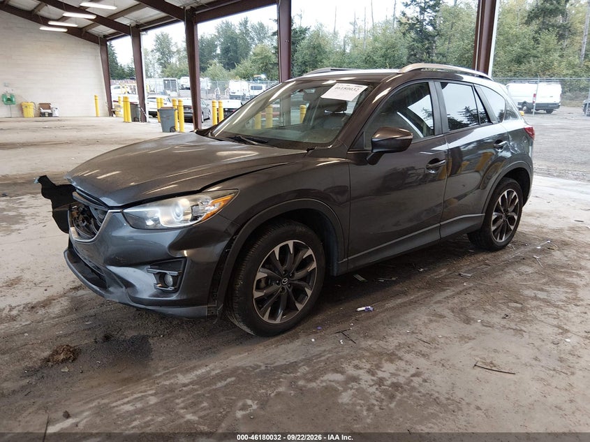 Vin: jm3ke4dy7g0768836, lot: 46679892, mazda cx-5 grand touring 20162