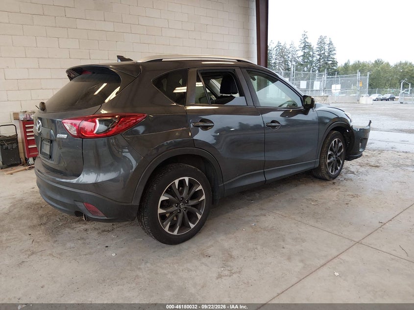 Vin: jm3ke4dy7g0768836, lot: 46679892, mazda cx-5 grand touring 20164