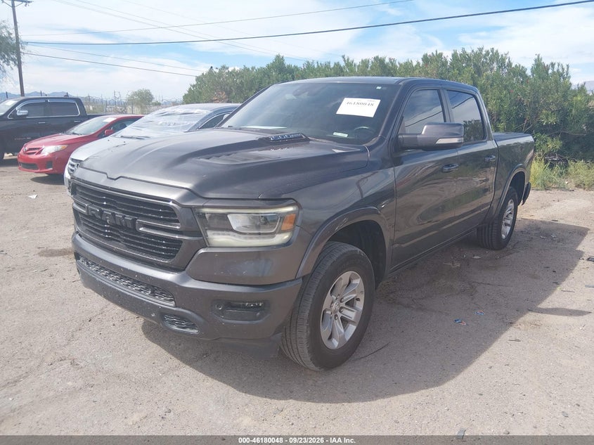 Vin: 1c6srfjtxkn785554, lot: 46679908, ram 1500 laramie  4x4 5'7 box 20192