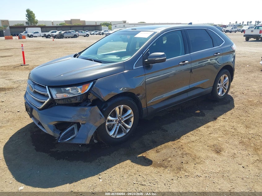 Vin: 2fmpk3j93fbc00185, lot: 46679925, ford edge sel 20152