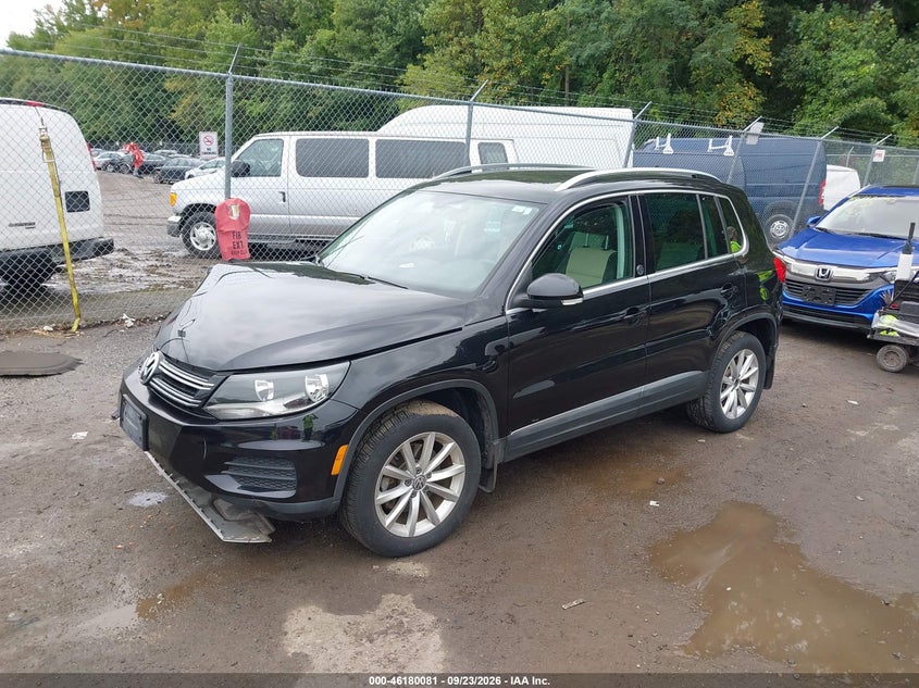 Vin: wvgsv7ax8hw508624, lot: 46679941, volkswagen tiguan 2.0t wolfsburg edition 20172