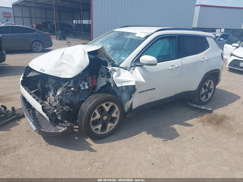 Vin: 3c4njccb0jt358477, lot: 46679963, jeep compass limited fwd 20182