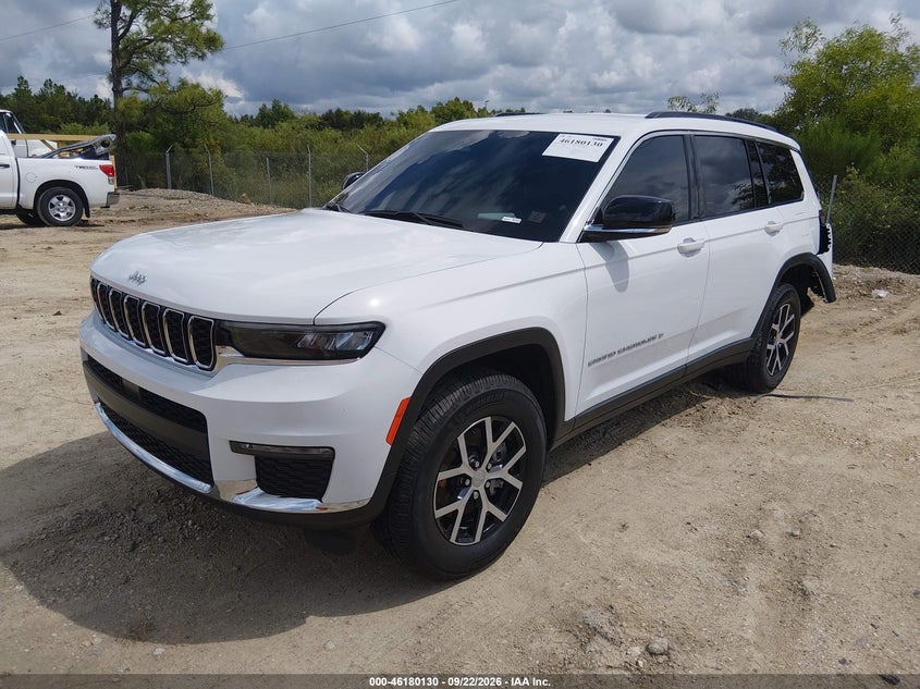 Vin: 1c4rjkbg5s8729545, lot: 46679990, jeep grand cherokee l limited 4x4 20252