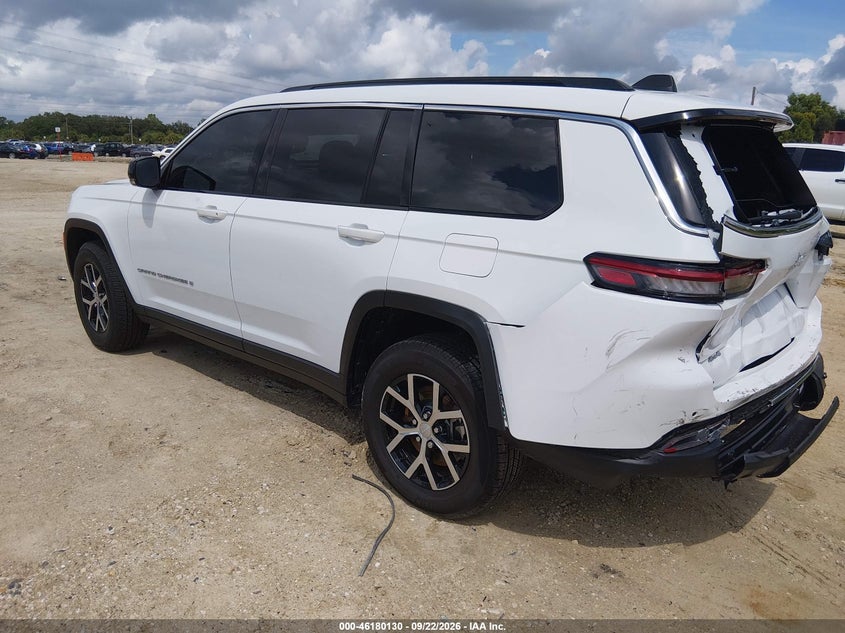 Vin: 1c4rjkbg5s8729545, lot: 46679990, jeep grand cherokee l limited 4x4 20253