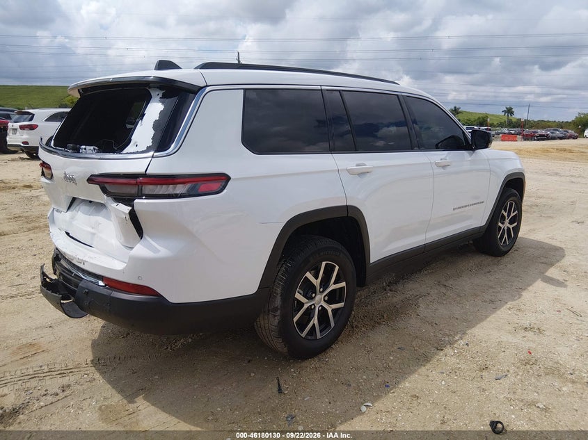 Vin: 1c4rjkbg5s8729545, lot: 46679990, jeep grand cherokee l limited 4x4 20254