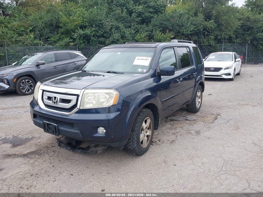 Vin: 5fnyf4h69bb073423, lot: 46680047, honda pilot ex-l 20112