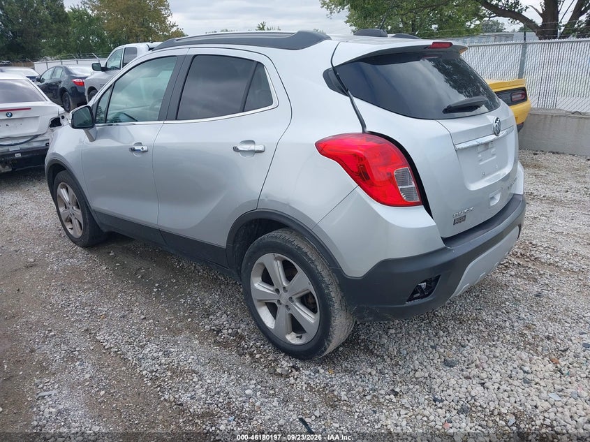 Vin: kl4cjbsb0fb243884, lot: 46680057, buick encore convenience 20153