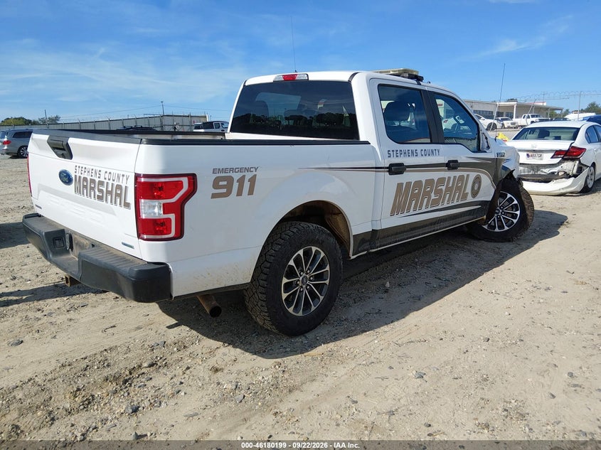 Vin: 1ftew1p42lkd52220, lot: 46680059, ford f-150 police responder xl 20204