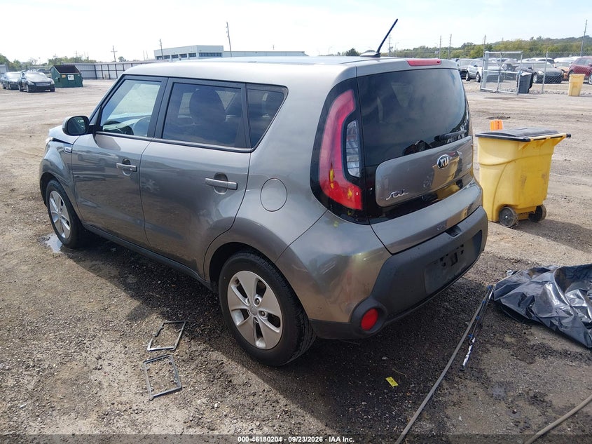 Vin: kndjn2a28f7168048, lot: 46680064, kia soul 20153