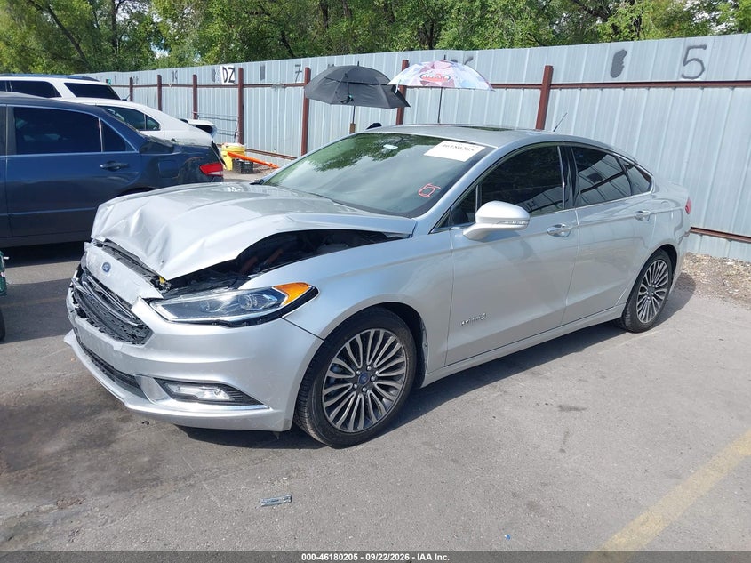 2017 Ford Fusion, Удар спереду, IAAI, VIN 3FA6P0RU3HR359937 — фото 2