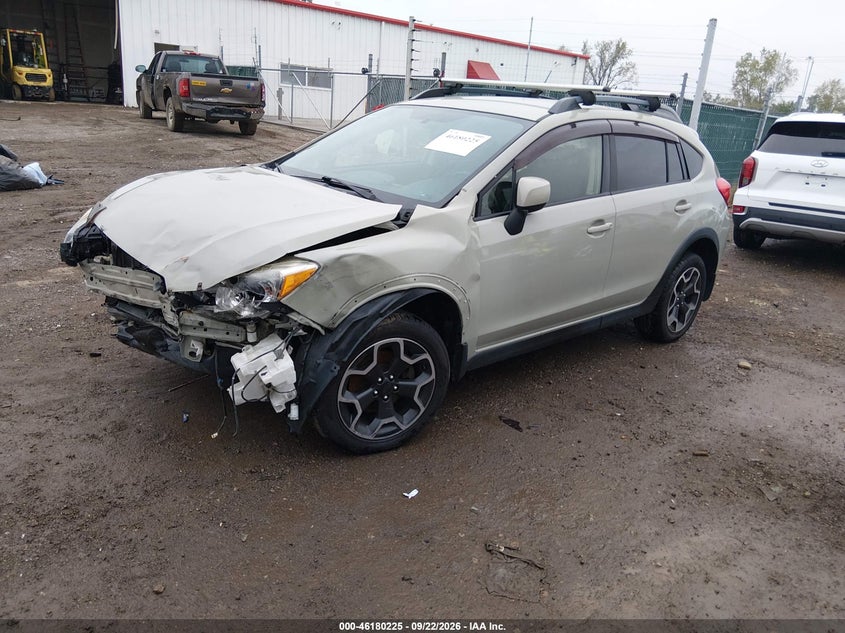 Vin: jf2gpagc5e8288155, lot: 46680085, subaru xv crosstrek 2.0i limited 20142