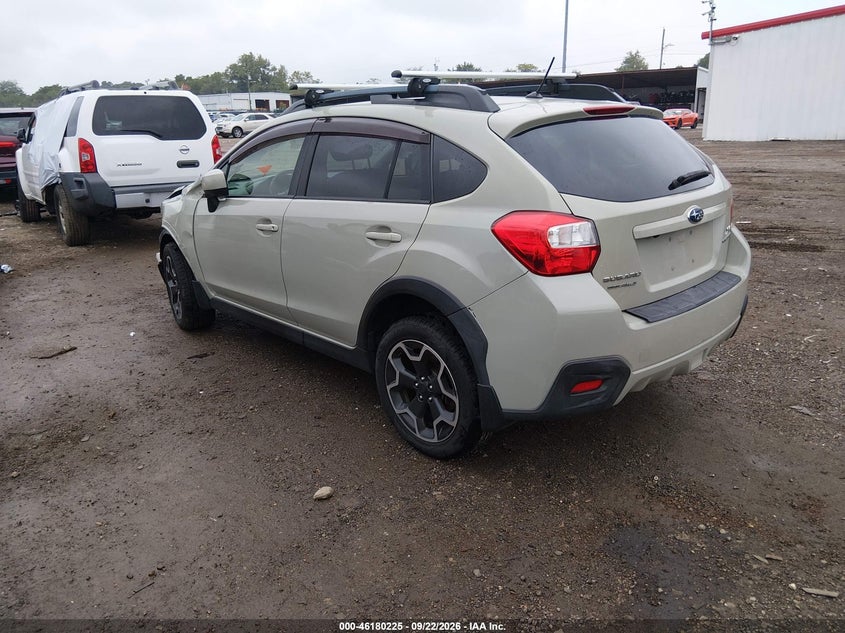 Vin: jf2gpagc5e8288155, lot: 46680085, subaru xv crosstrek 2.0i limited 20143