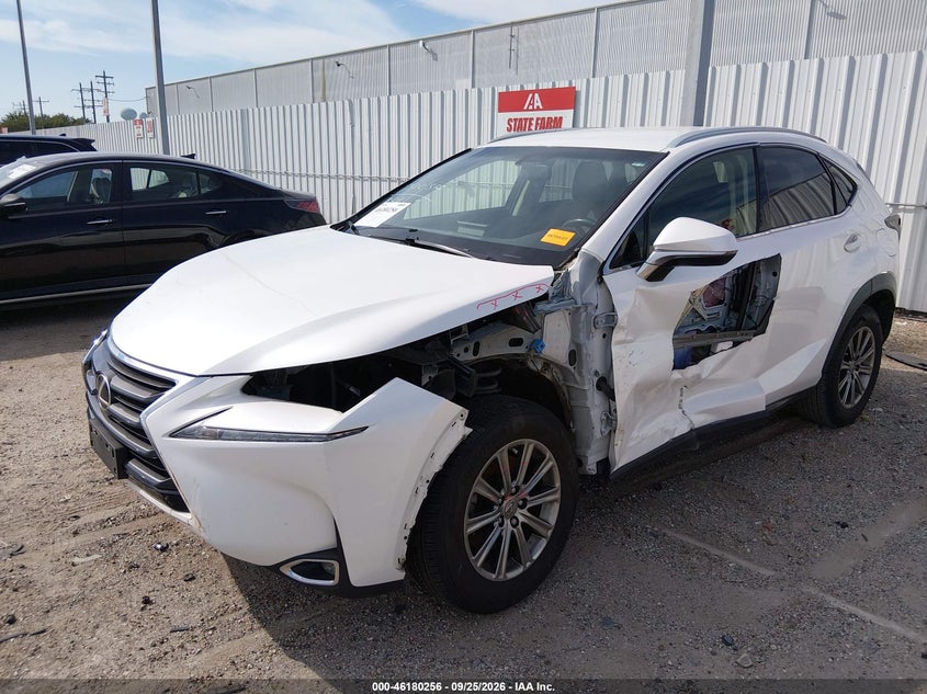 2017 Lexus NX, Лівий бік, IAAI, VIN JTJYARBZ4H2073028 — фото 2