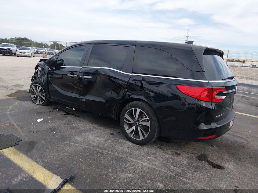 Vin: 5fnrl6h86rb033272, lot: 46680125, honda odyssey touring 20243