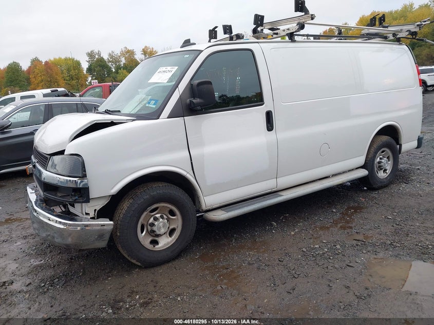Vin: 1gcwgafg3k1365544, lot: 46680155, chevrolet express 2500 work van 20192