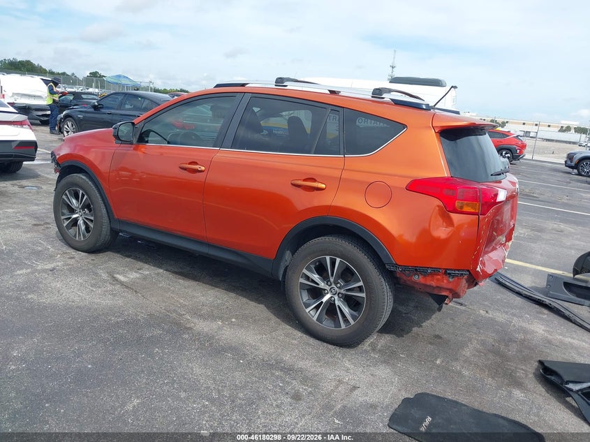 Vin: jtmzfrev3fj053423, lot: 46680158, toyota rav4 le 20153