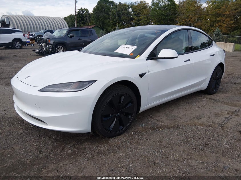 2026 Tesla Model 3, Затоплення, IAAI, VIN 5YJ3E1EA9TF203951 — фото 2