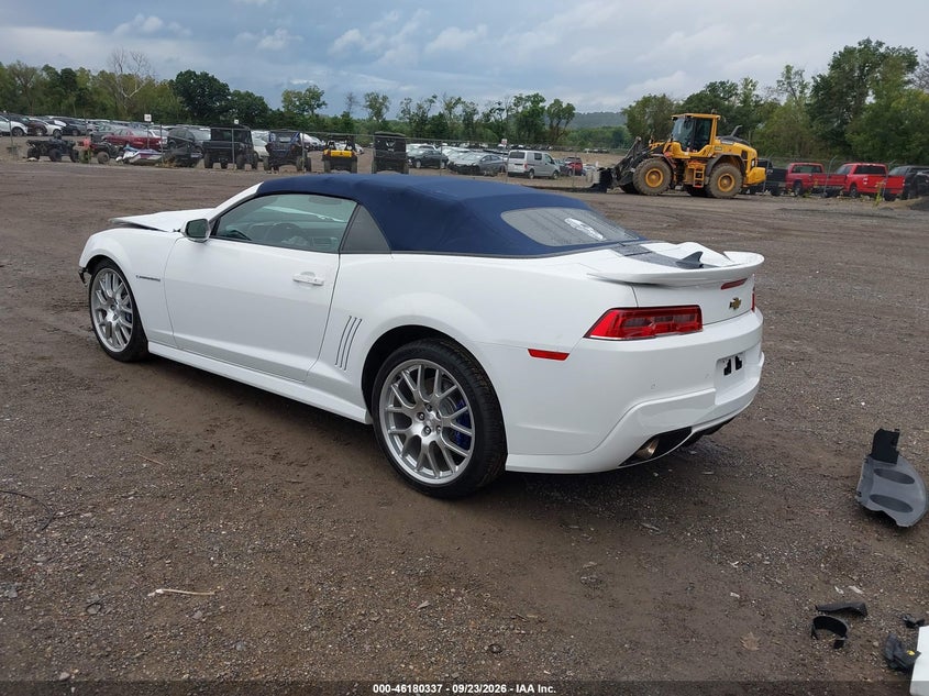 Vin: 2g1ft3dw7e9302473, lot: 46680197, chevrolet camaro 2ss 20143