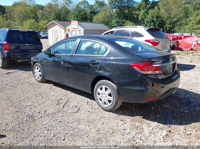Vin: 2hgfb2f57eh548200, lot: 46680198, honda civic lx 20143