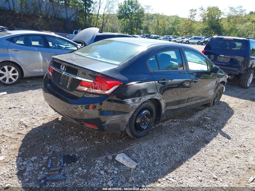 Vin: 2hgfb2f57eh548200, lot: 46680198, honda civic lx 20144