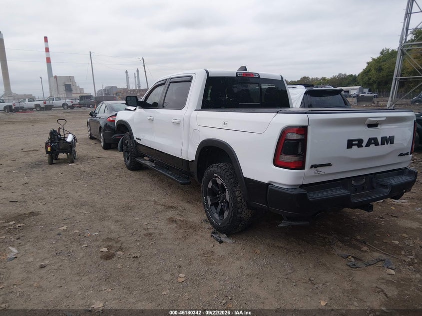 Vin: 1c6srflt8kn766899, lot: 46680201, ram 1500 rebel  4x4 5'7 box 20193