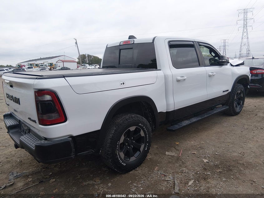Vin: 1c6srflt8kn766899, lot: 46680201, ram 1500 rebel  4x4 5'7 box 20194