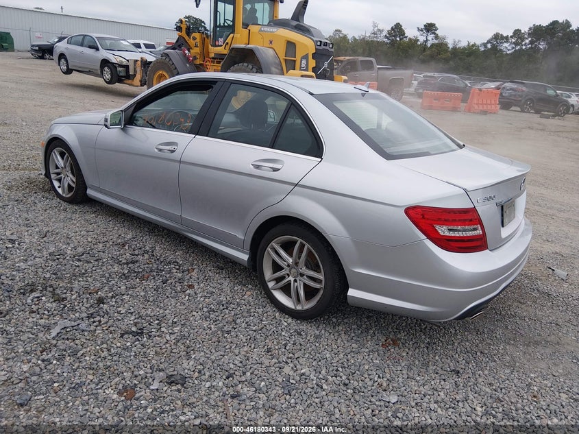 Vin: wddgf8bb5cr207709, lot: 46680203, mercedes-benz c 300 sport 4matic 20123