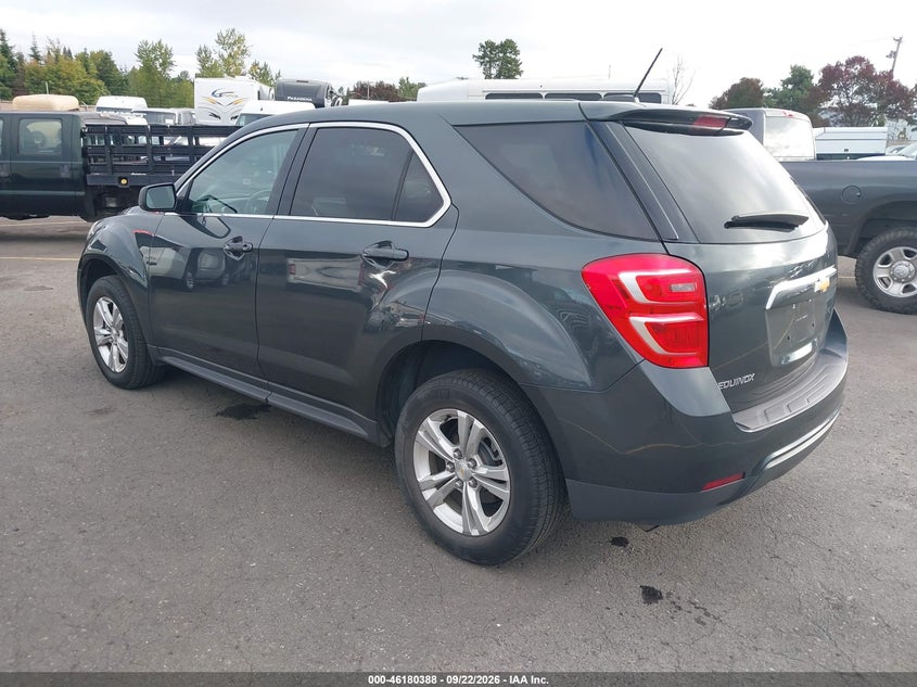Vin: 2gnalbek4h1577431, lot: 46680248, chevrolet equinox ls 20173