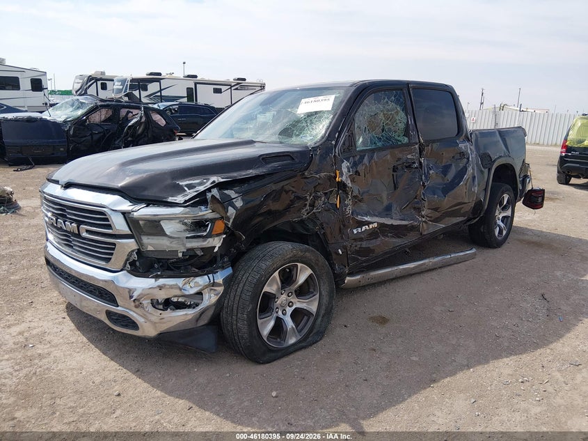 Vin: 1c6rrejt7kn798349, lot: 46680255, ram 1500 laramie  4x2 5'7 box 20192