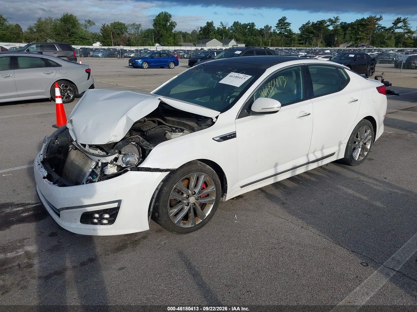 Vin: 5xxgr4a63eg338240, lot: 46680273, kia optima sxl turbo 20142