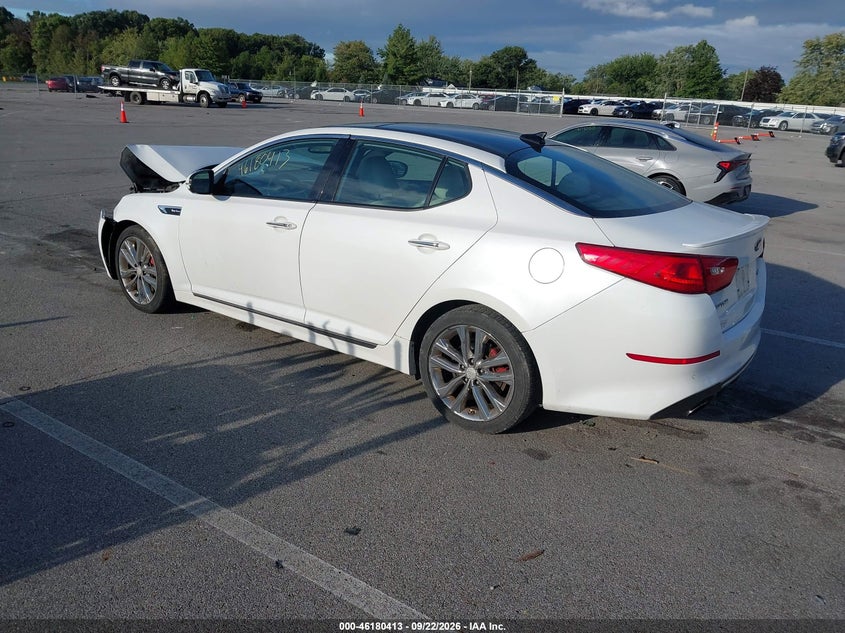 Vin: 5xxgr4a63eg338240, lot: 46680273, kia optima sxl turbo 20143