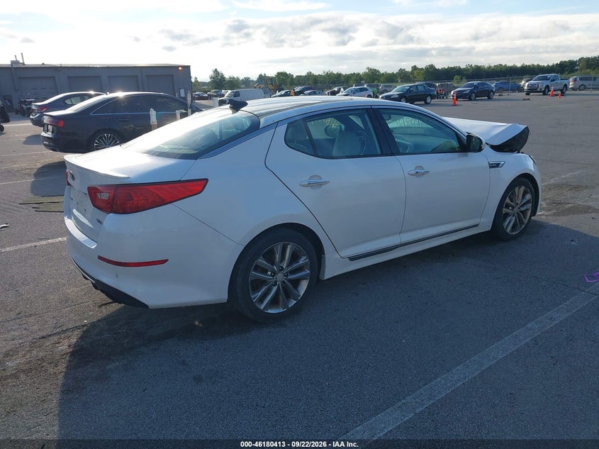 Vin: 5xxgr4a63eg338240, lot: 46680273, kia optima sxl turbo 20144