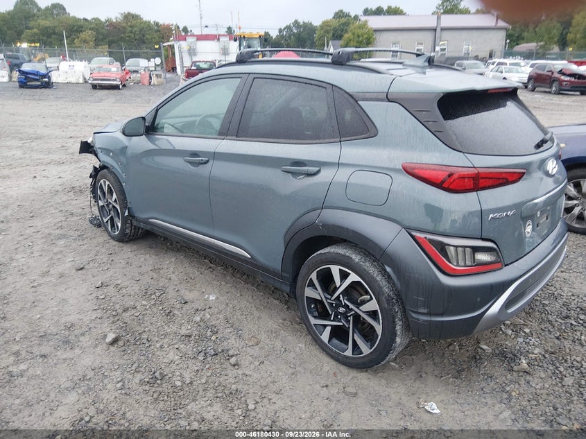 Vin: km8k5ca31nu782986, lot: 46680290, hyundai kona limited 20223