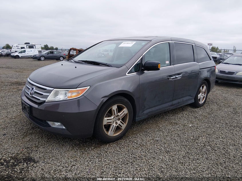 Vin: 5fnrl5h94db084670, lot: 46680291, honda odyssey touring/touring elite 20132