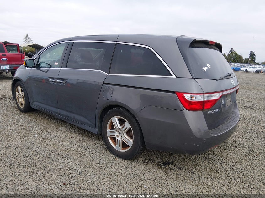 Vin: 5fnrl5h94db084670, lot: 46680291, honda odyssey touring/touring elite 20133
