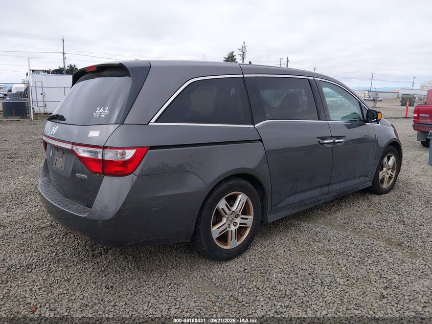 Vin: 5fnrl5h94db084670, lot: 46680291, honda odyssey touring/touring elite 20134