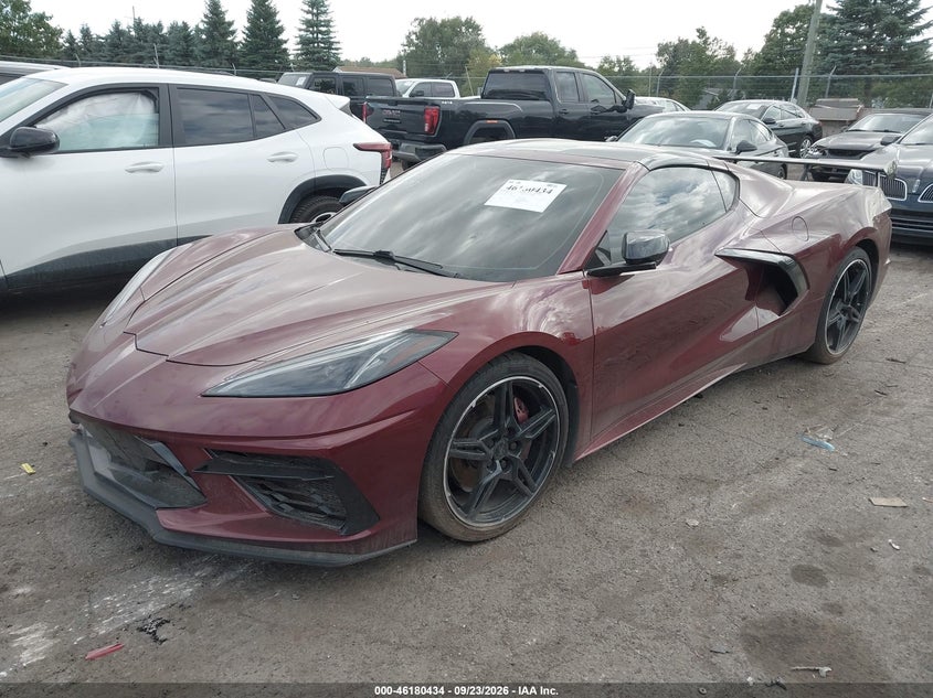Vin: 1g1y82d4xl5103477, lot: 46680294, chevrolet corvette stingray 20202