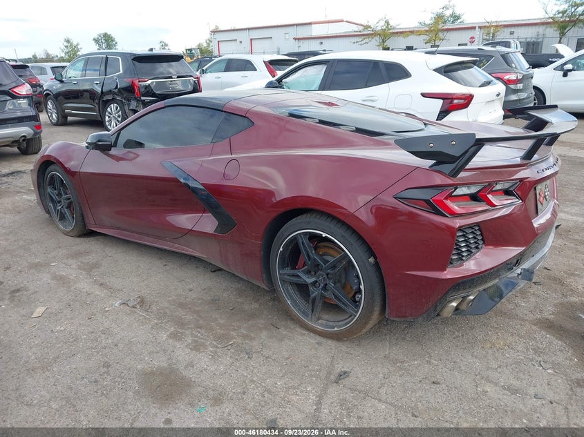 Vin: 1g1y82d4xl5103477, lot: 46680294, chevrolet corvette stingray 20203