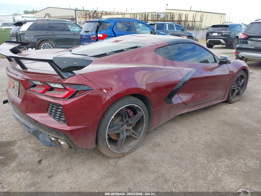 Vin: 1g1y82d4xl5103477, lot: 46680294, chevrolet corvette stingray 20204