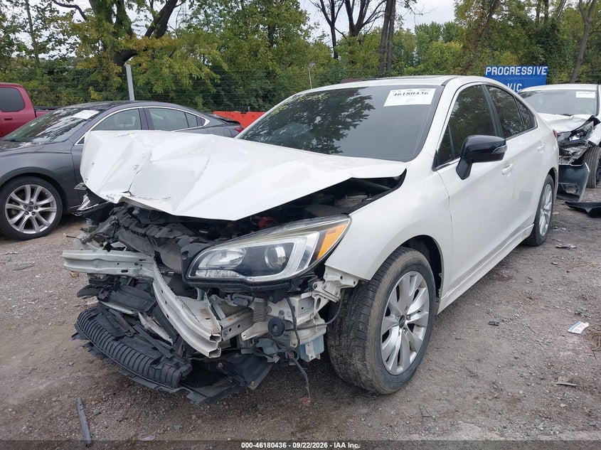 2016 Subaru Legacy, Удар спереду, IAAI, VIN 4S3BNBH67G3060056 — фото 2