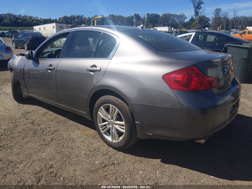 Vin: jn1dv6arxbm650908, lot: 46680319, infiniti g25x 20113