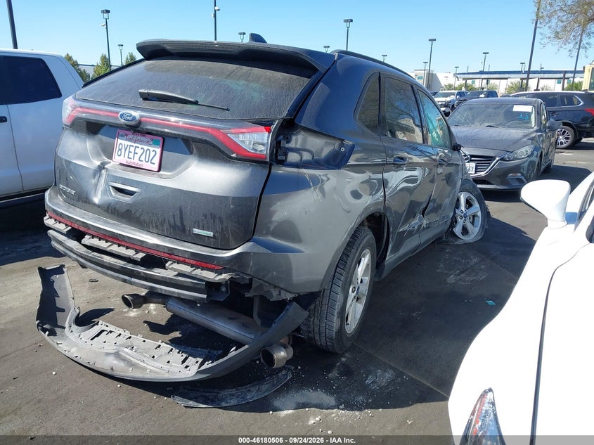 Vin: 2fmpk3g9xjbb05428, lot: 46680366, ford edge se 20184