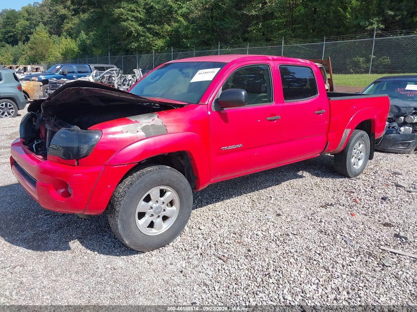 2007 Toyota Tacoma Base V6, Повреждение двигателя, IAAI, VIN 5TEMU52NX7Z377604 — фото 2