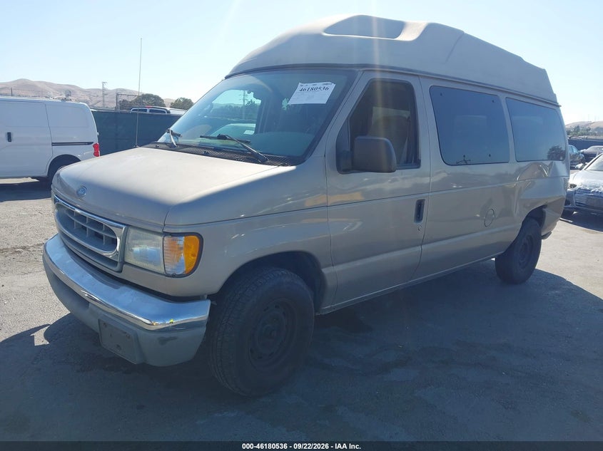 2001 Ford Econoline, Удар ззаду, IAAI, VIN 1FMRE11271HB18964 — фото 2