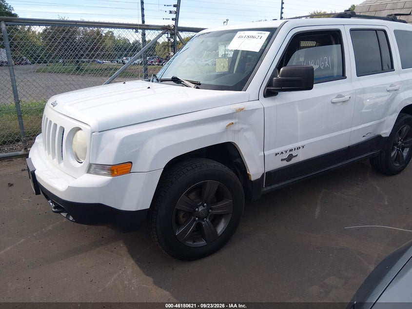 Vin: 1c4njrfb7dd248096, lot: 46680481, jeep patriot latitude 20132